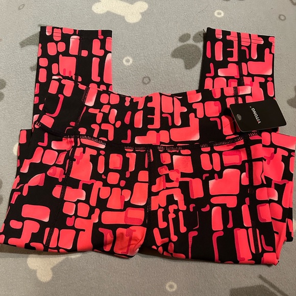 Full length leggings sz S/M flat seams - Picture 1 of 4